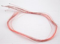 LED 0402 blau bedrahtet - 10er Pack (Kupferlackdraht 0,08mm, farblich markiert)